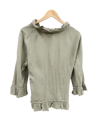 Haut cache-coeur khaki - Yana - XL