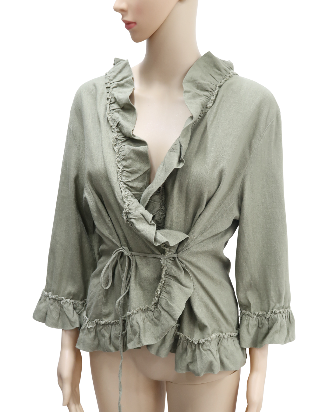 Haut cache-coeur khaki - Yana - XL
