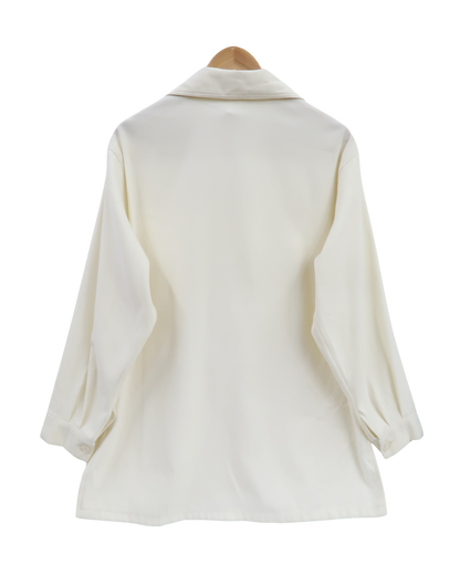 Veste légère blanc cassé - S