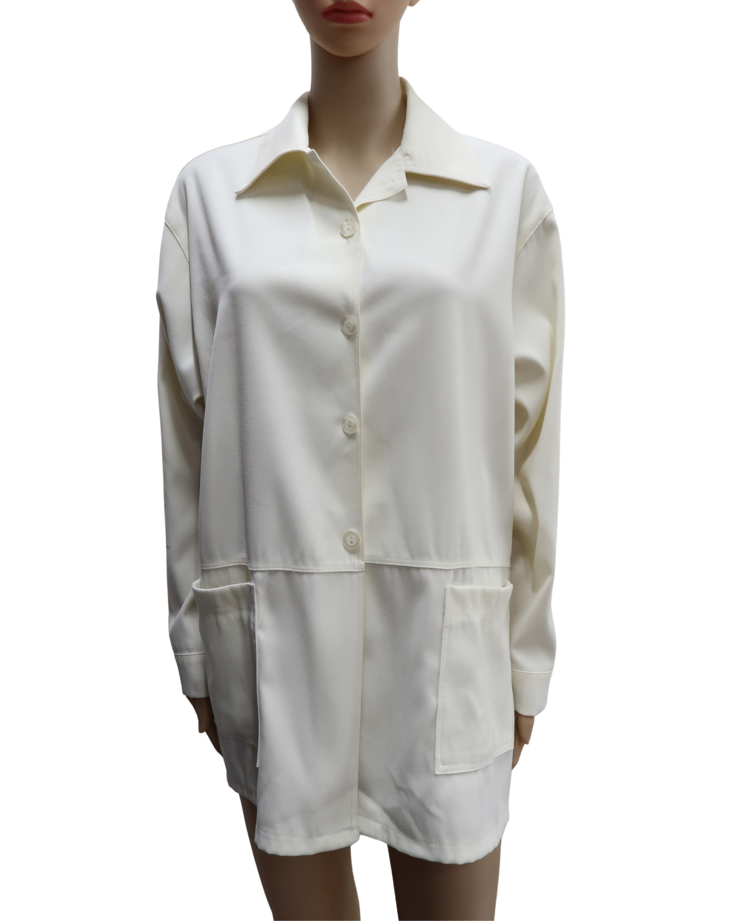 Veste légère blanc cassé - S
