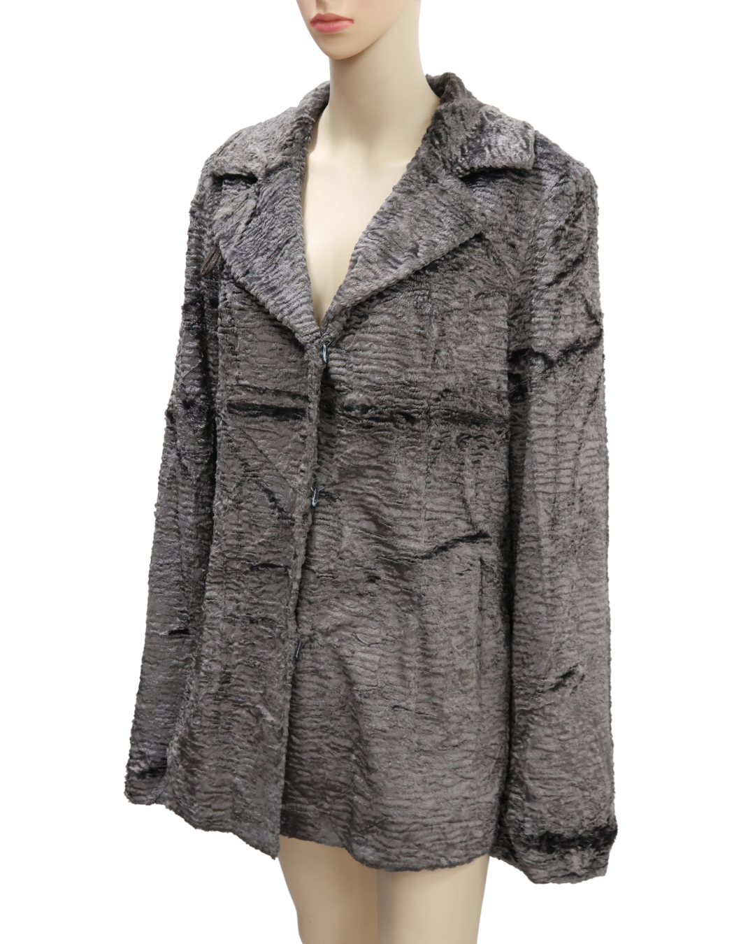 Manteau en fourrure marron foncé - C&A - XL