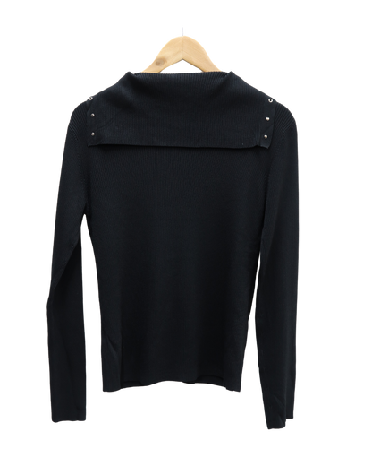 Gilet strié noir - Un Deux Trois - M/L