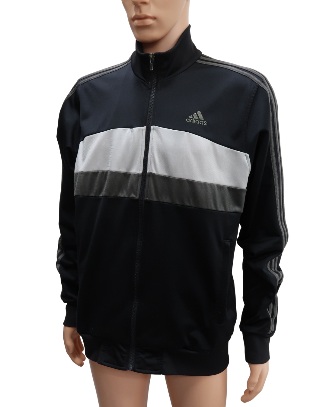 Veste noire & grise - Adidas - M