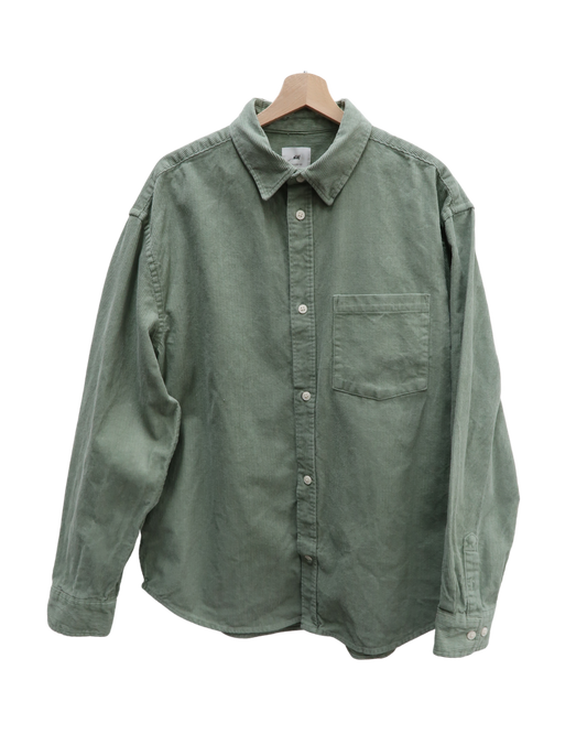 Chemise à manches longues striée - H&M - L