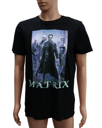 T-shirt noir "Matrix" - XL