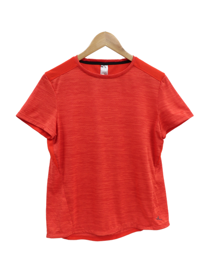 Maillot orange à manches courtes - Decathlon - S