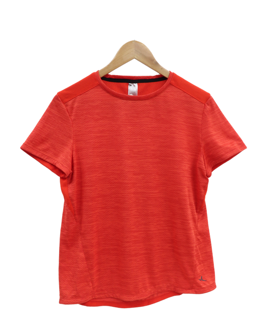 Maillot orange à manches courtes - Decathlon - S