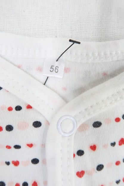 Body blanc à motif - Zeeman - 1 mois