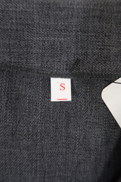 Haut veston gris sans manches oversize - S