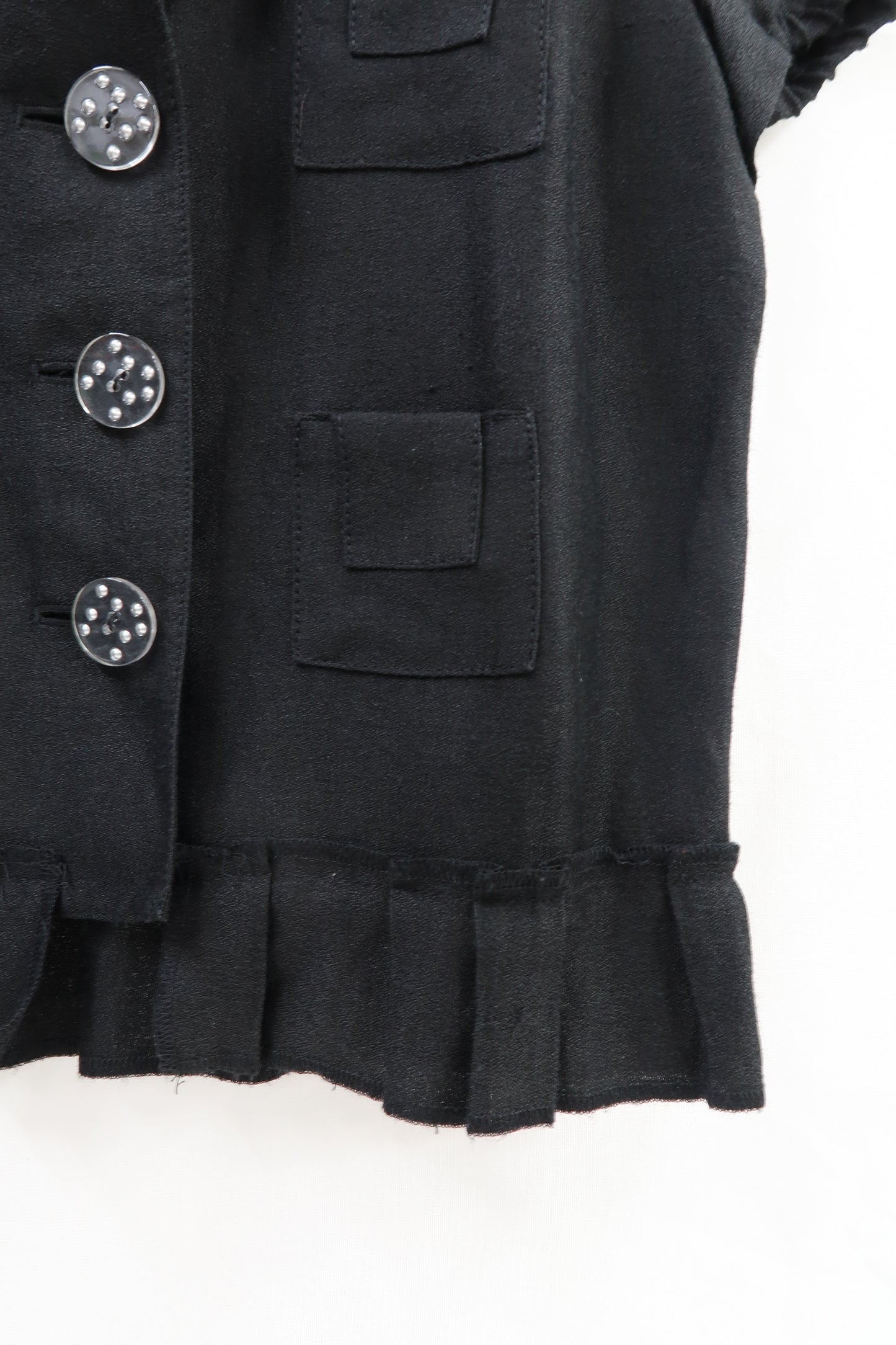 Chemise noire à manches courtes - Sonia Rykiel - S