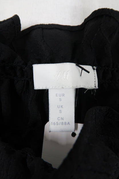 Haut noir ruché - H&M - S