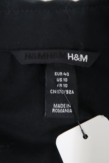 Chemisier noir style kimono - H&M - L