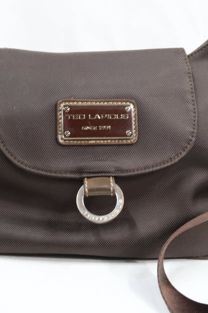 Sac marron à bandoulière - Ted Lapidus