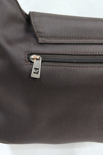 Sac marron à bandoulière - Ted Lapidus