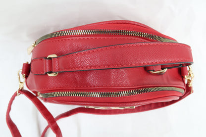 Sacoche en cuir rouge - Torrente