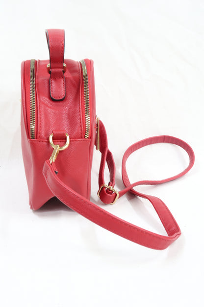 Sacoche en cuir rouge - Torrente