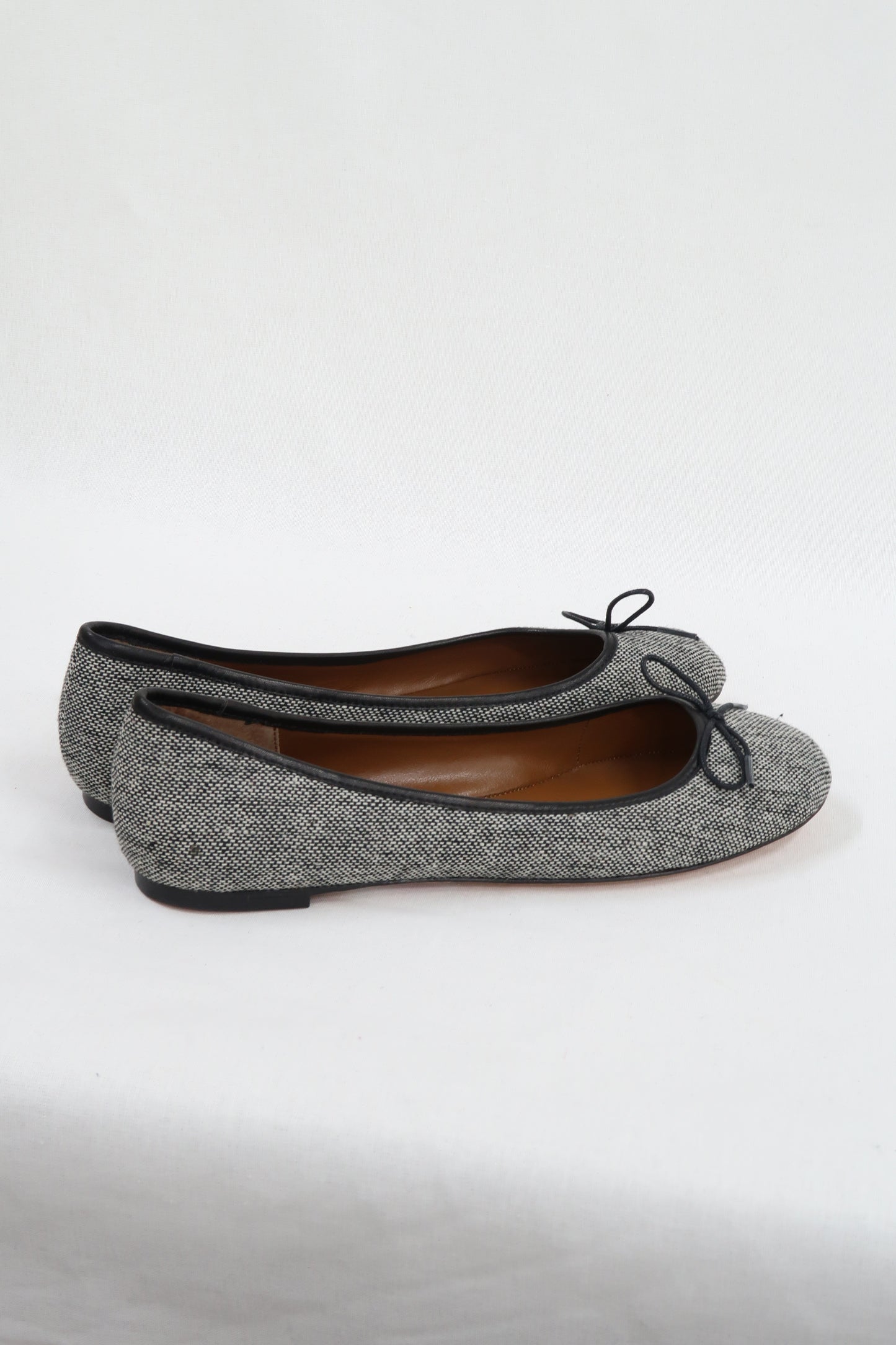 Ballerines noires et grises à talonette - Ara - 39