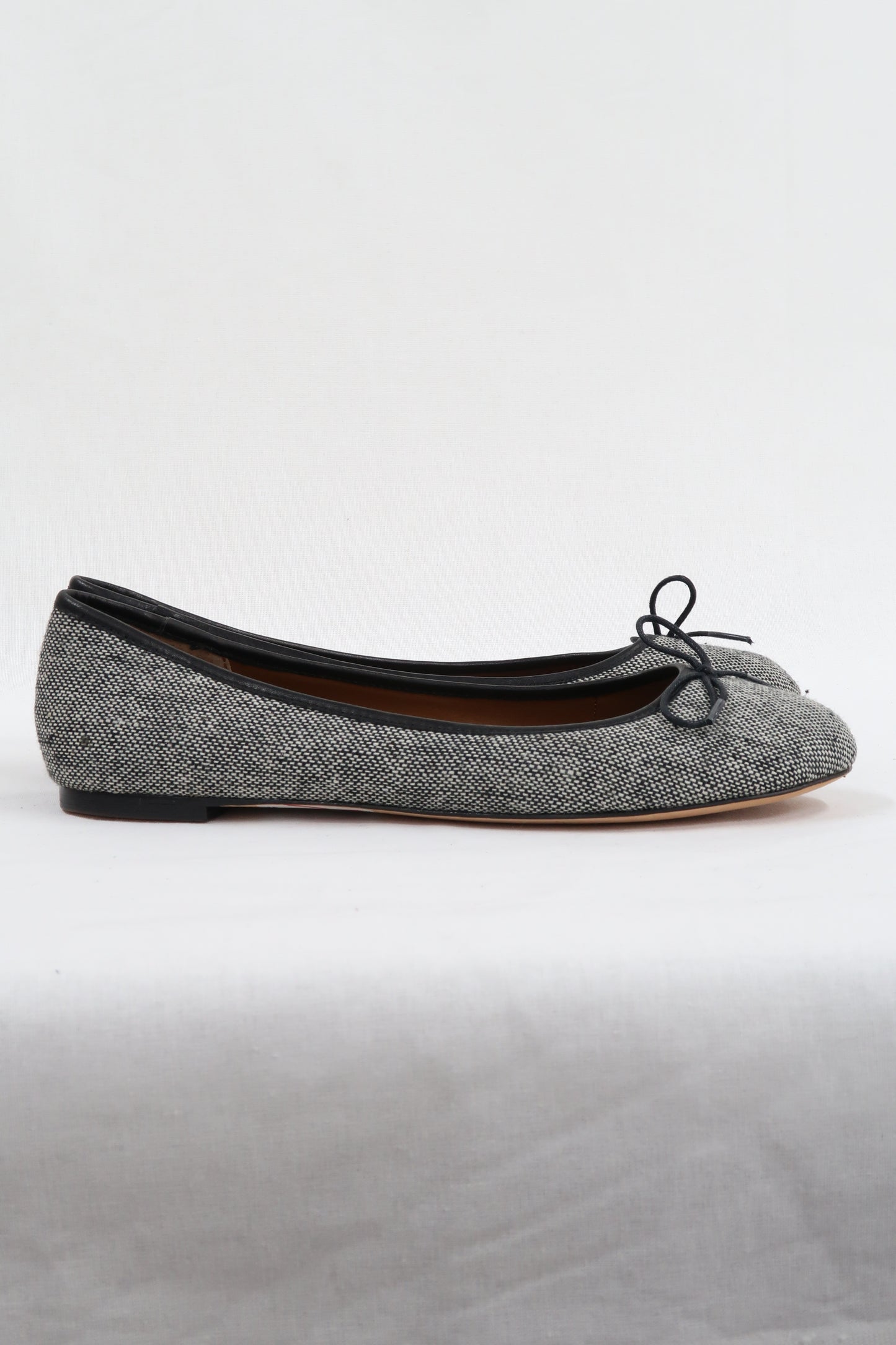 Ballerines noires et grises à talonette - Ara - 39