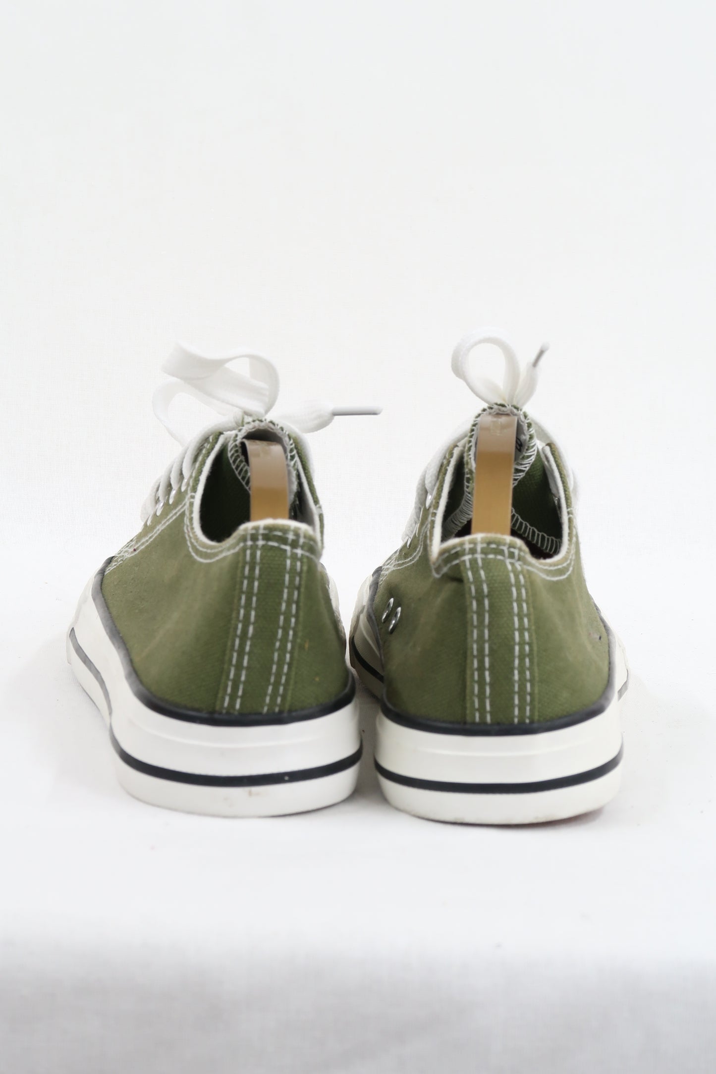 Chaussures khaki & blanches - 38