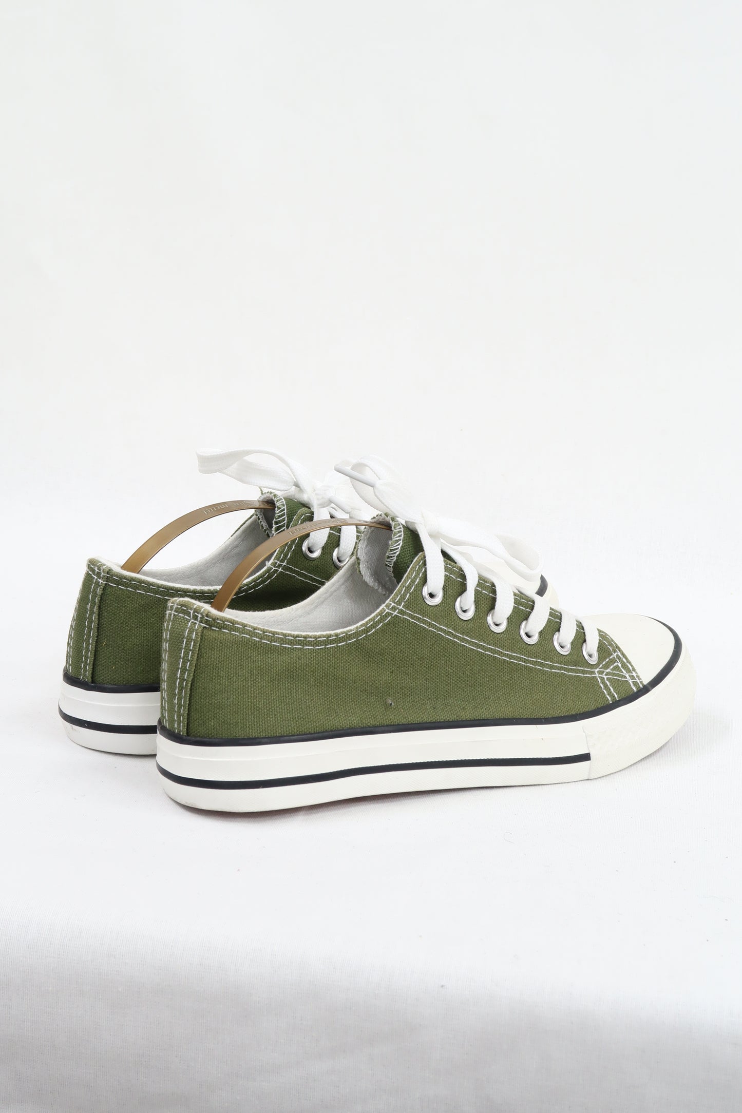 Chaussures khaki & blanches - 38