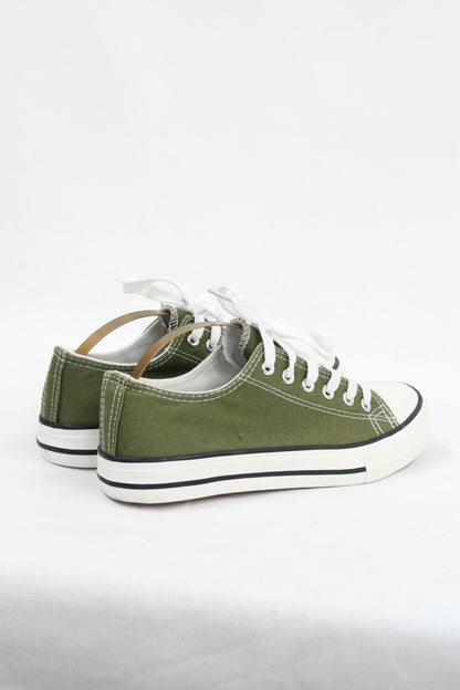 Chaussures khaki & blanches - 38