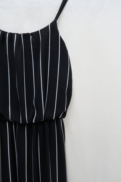 Robe longue à rayures noire et blanche - Only - S