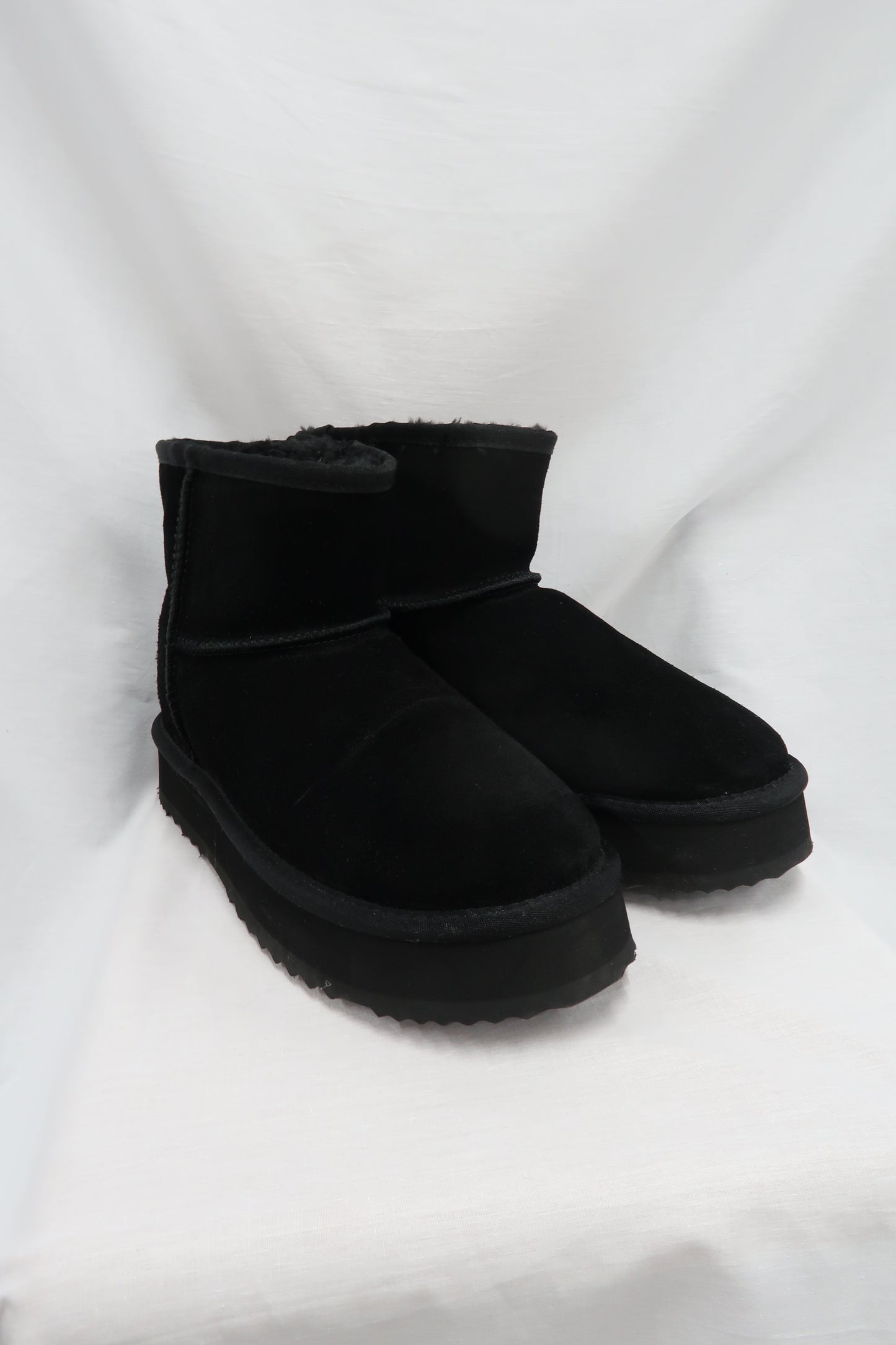 Bottines noires d'hiver - 40