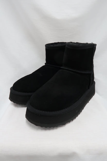 Bottines noires d'hiver - 40