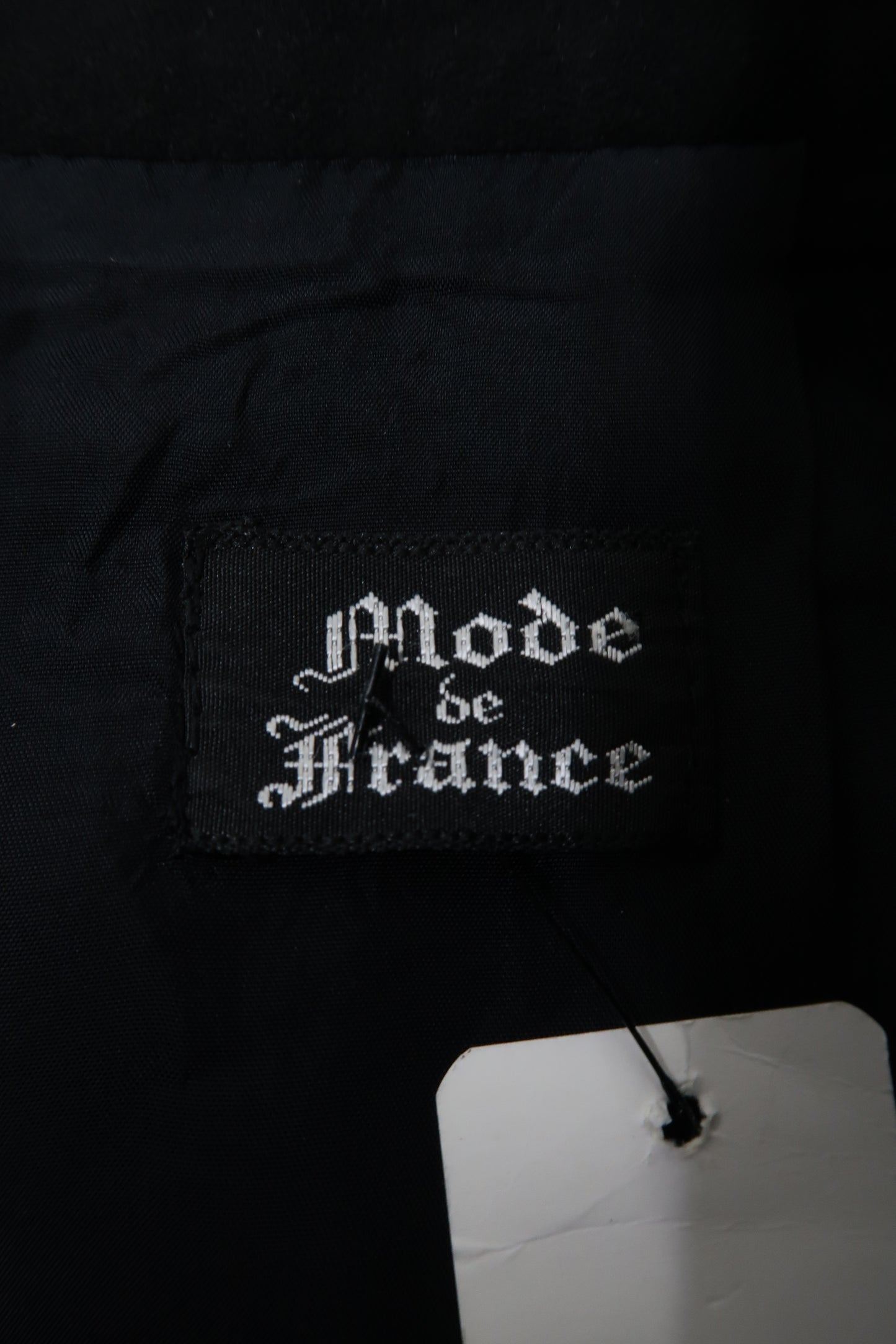 Jupe noire en daim - Mode de France - M