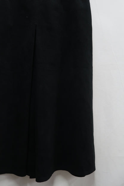 Jupe noire en daim - Mode de France - M