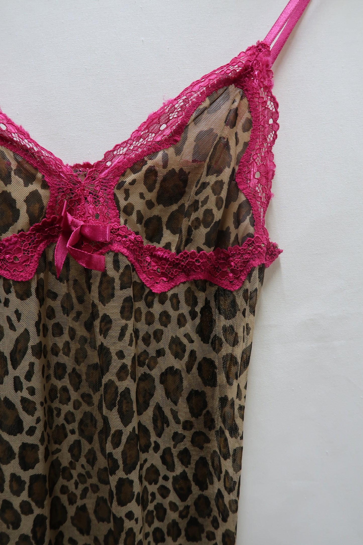 Nuisette imprimé léopard - H&M - XS