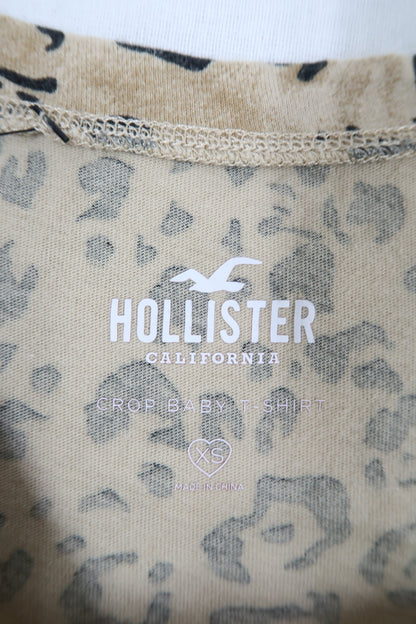 Crop top léopard - Hollister - XS