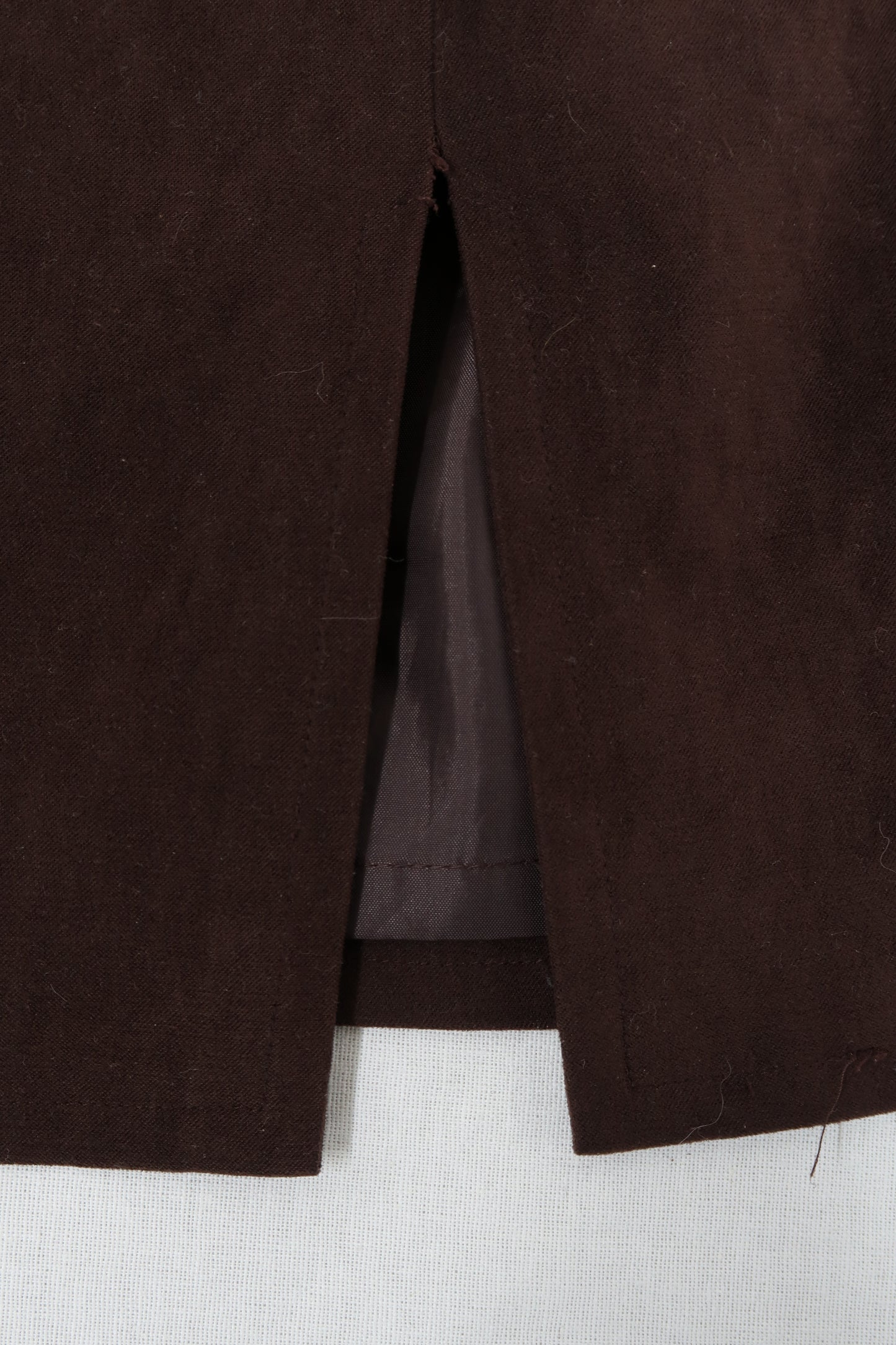 Jupe marron en velour - 3 suisses - XL