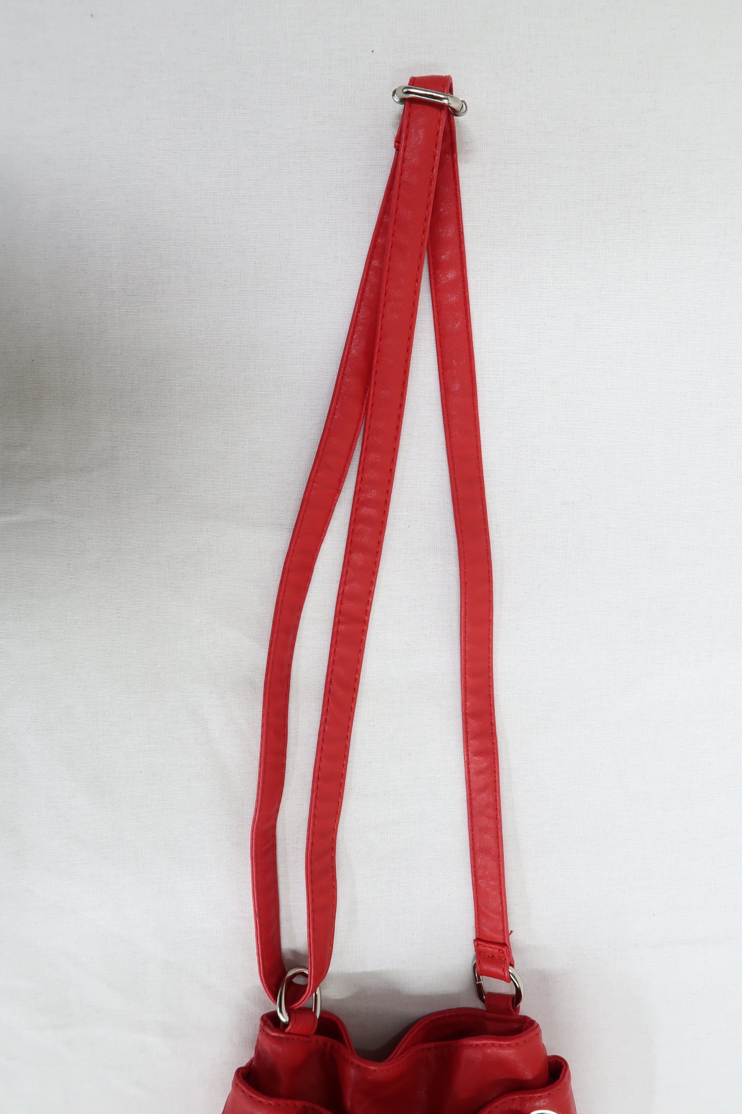 Sac à bandoulière rouge vernis - Jennyfer