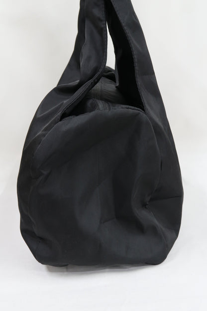 Sac à main noir en tissu impérméble