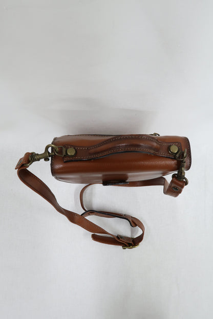 Sacoche en cuir effet cartable - Première