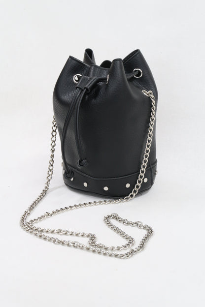 Besace noire cloutée - Bershka