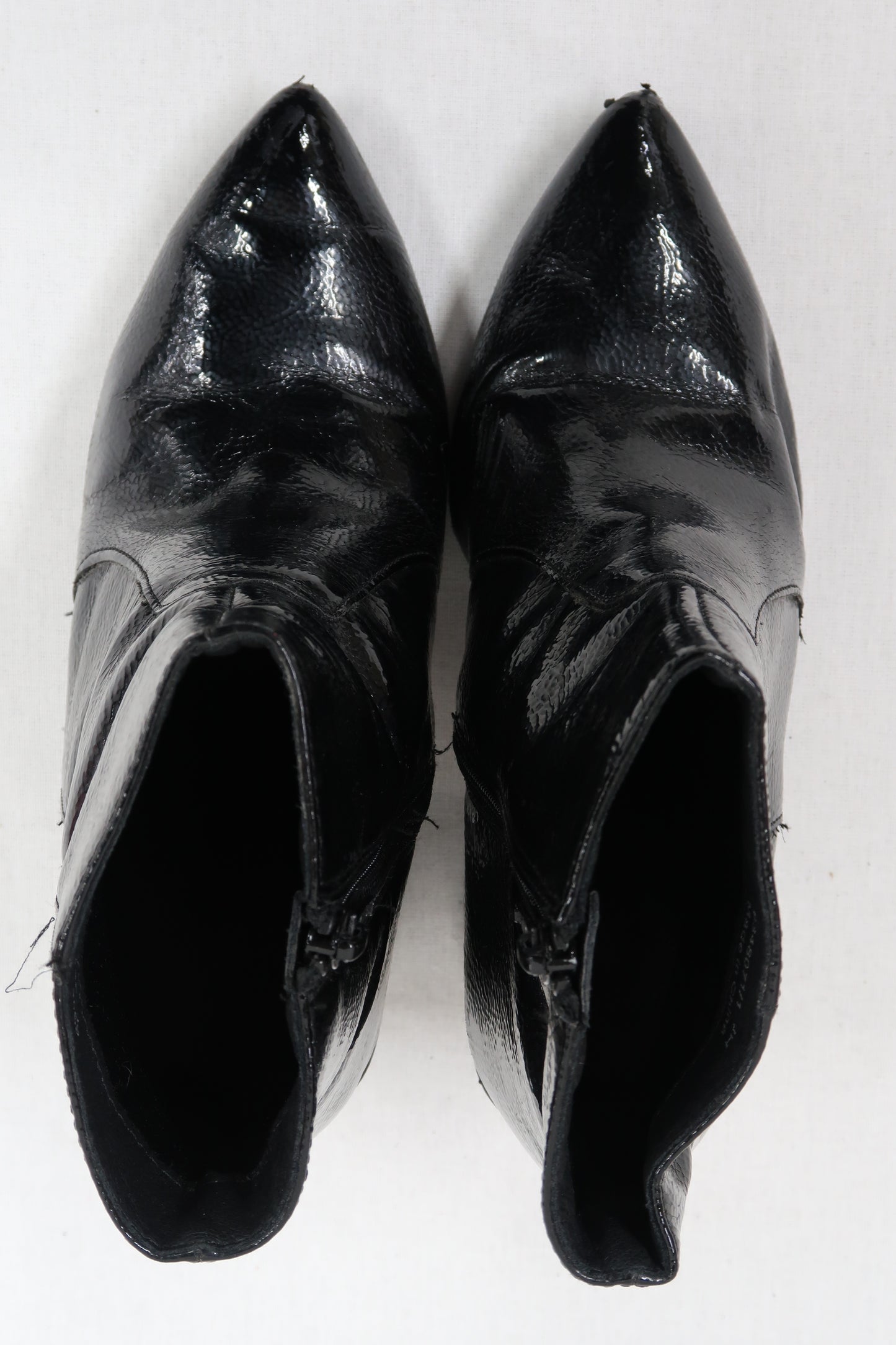 Bottines noires vernis à talons - New Look - 38