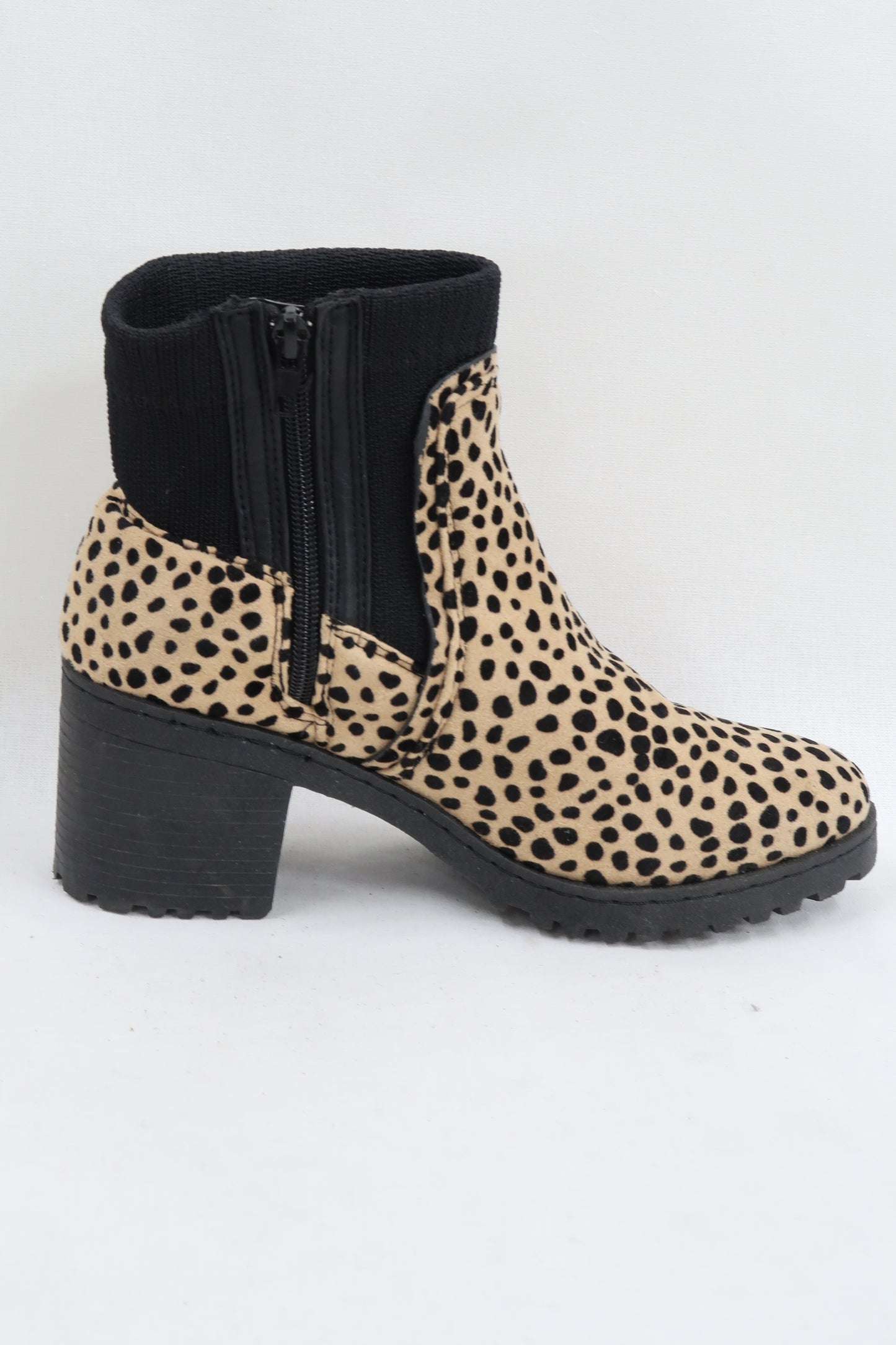 Bottines à motif léopard - 38