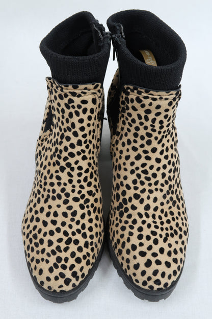 Bottines à motif léopard - 38