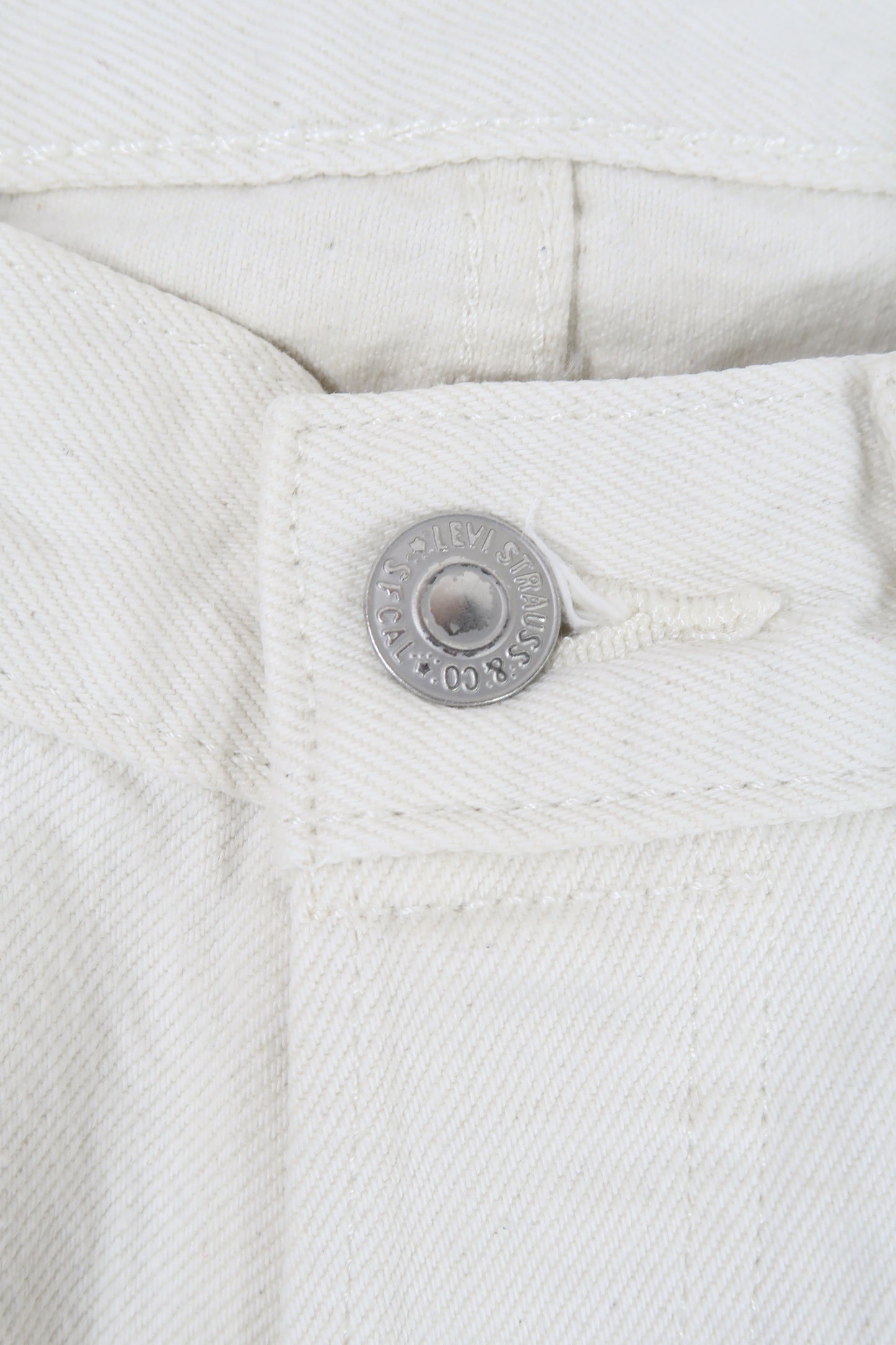 Jeans blanc cassé coupe 501 - Levi's - W28 L32