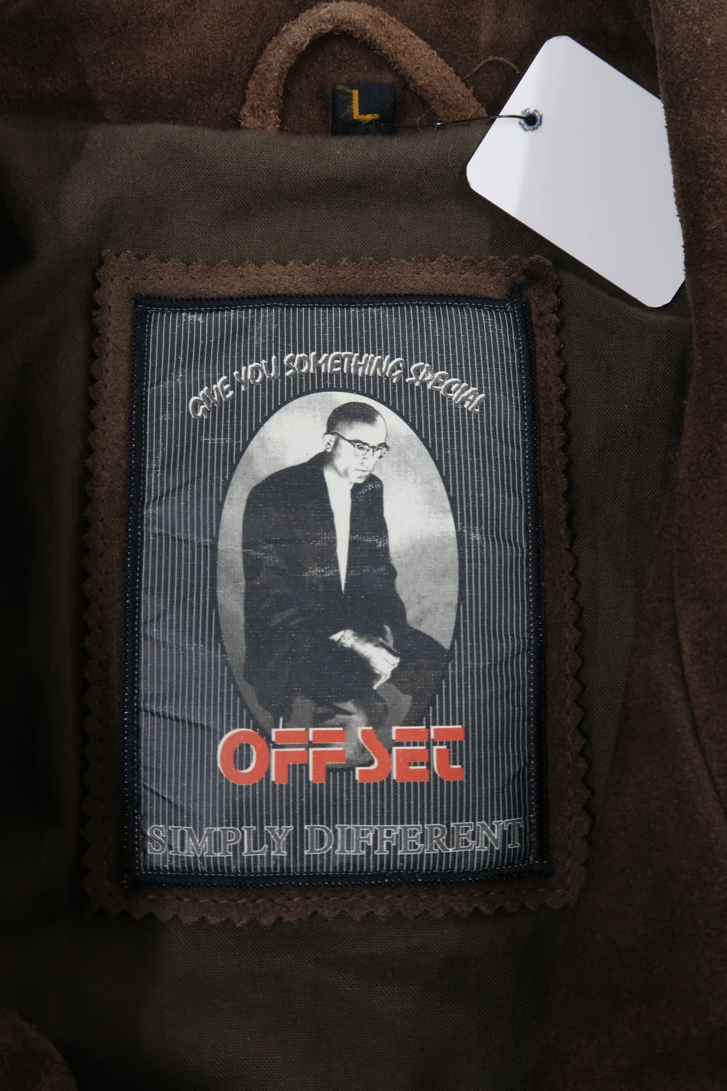 Manteau en daim marron - L