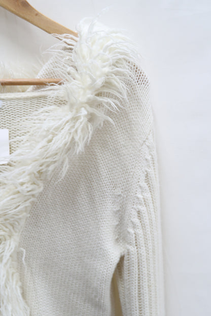 Gilet à capuche blanc - Mim - M