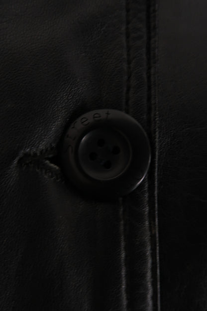 Veste longue en cuir noire - Street One - M