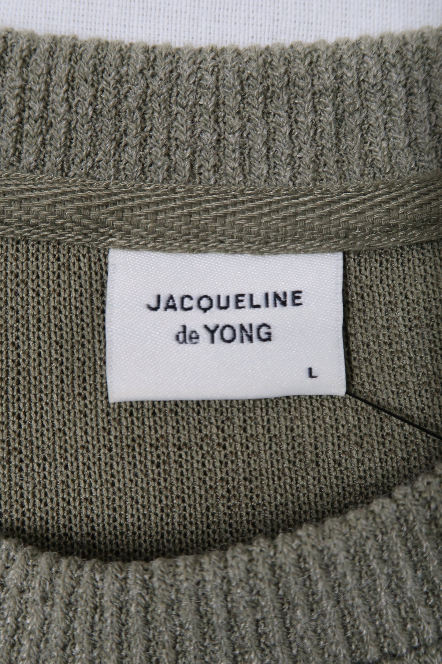 Robe kaki à manches bouffantes - Jacqueline de Young - M/L