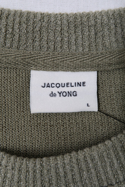 Robe kaki à manches bouffantes - Jacqueline de Young - M/L