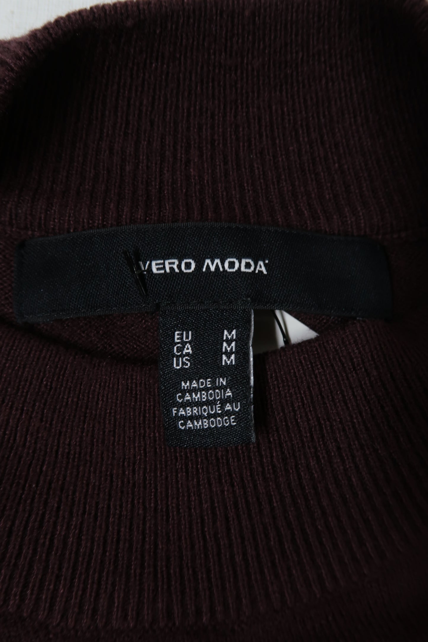 Robe rouge bordeaux - Vero Moda - M