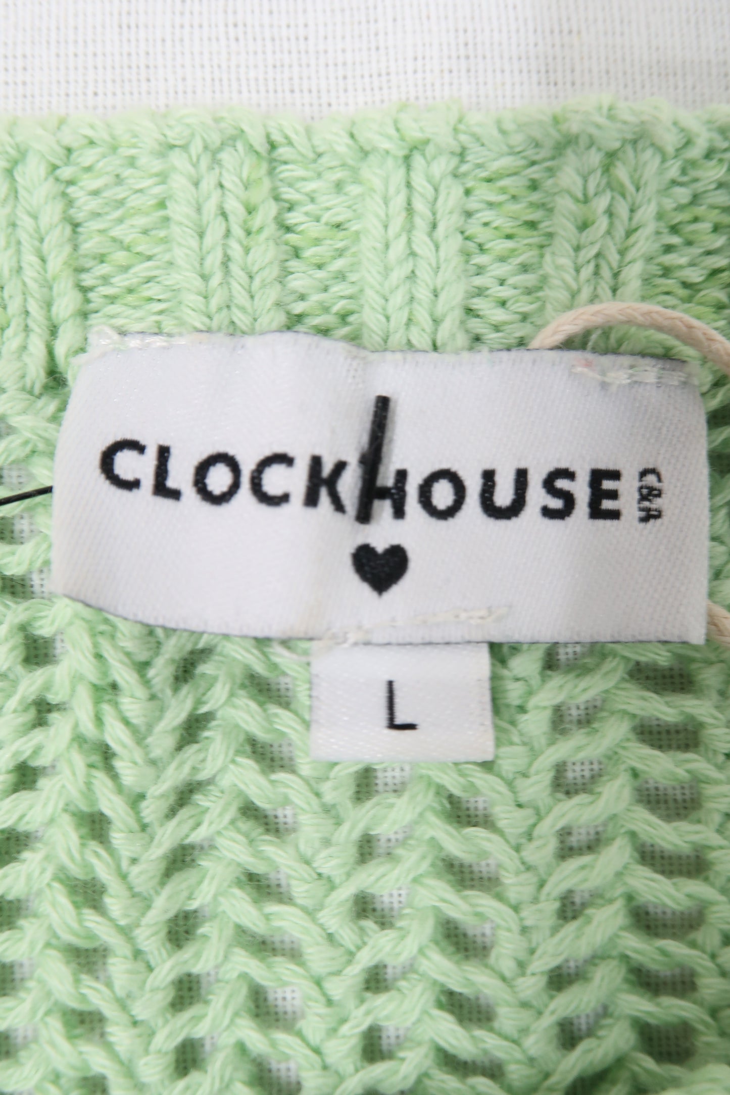 Crop Top en crochet vert pâle - C&A - L