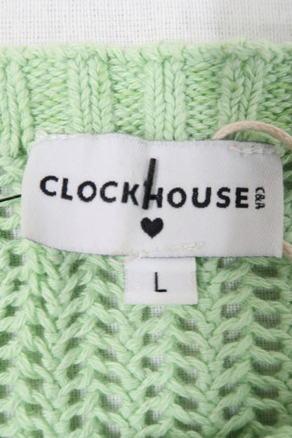 Crop Top en crochet vert pâle - C&A - L