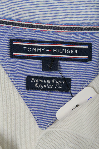 Polo blanc à manches courtes - Tommy Hifliger - M